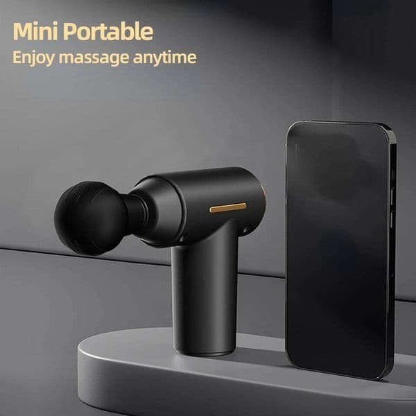 Portable Mini Vibration Massage Gun Body Neck Back Pain Gout Relief Deep Muscle Relaxation Massager Tools 26W0522