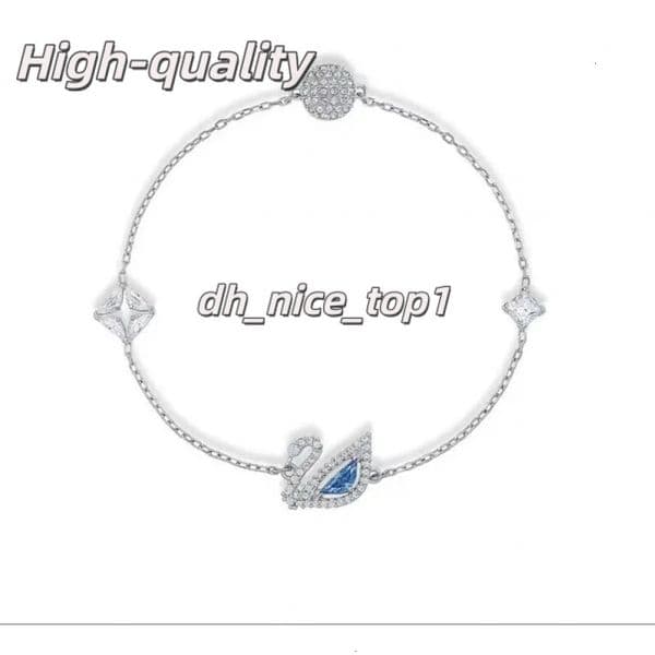 2026 AAA Swan Jewellery Designer Swarovkis Luxury Bracelet For Woman Luxehigh Version Bracelet Crystal Gradient Swan Bracelet Light Luxury Bracelet Fo C5 6B8