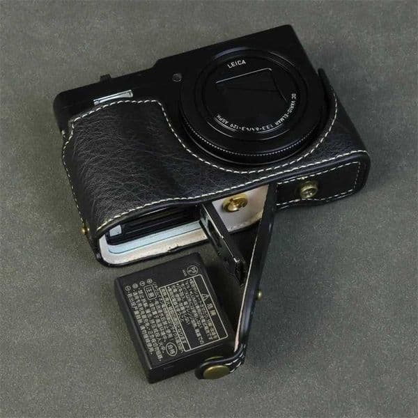 For Panasonic Lumix ZS99 base open hole case camera bag leather case tz99 protective case Z260522