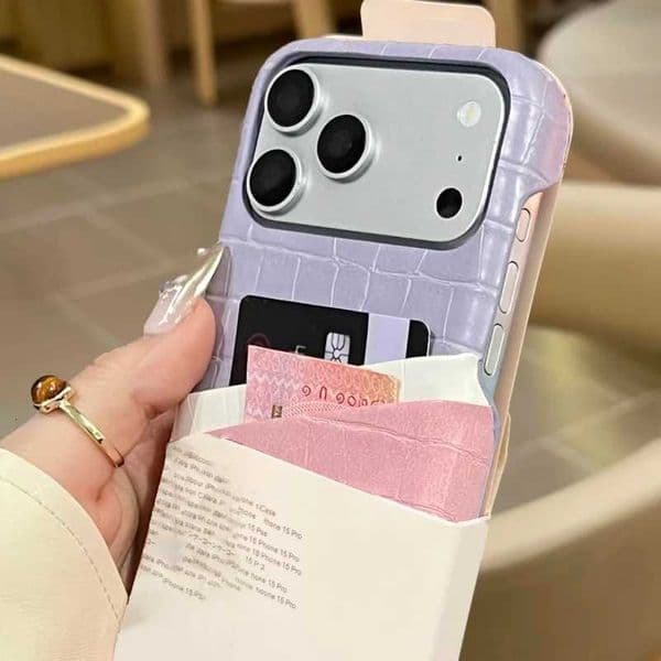 Luxury Wallet Pocket Leather Candy Case for iPhone 17 Air 16 15 14 Plus 13 12 11 Pro Max Shockproof Card Slot Bumper Phone CoverJ260522