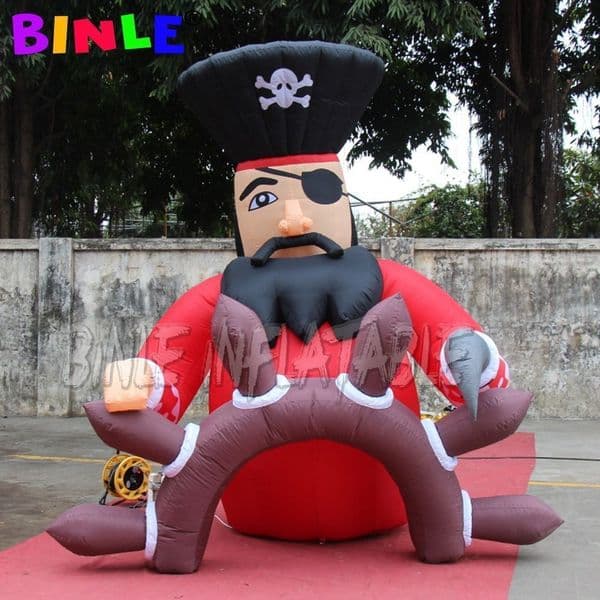 Custom 3m 10ft Kids Party Decoration Giant Inflatable Pirate Cartoon for Advertisement