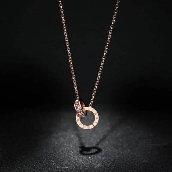Comfortable Classic Design Famous Brand Roman Numerals Pendant for Woman Necklace Luxury Jewelry Female Top Qu Wholesale