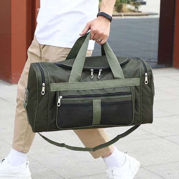 1 large capacity luggage storage bag, portable travel handbag, shoulder or crossbody, fitness bag