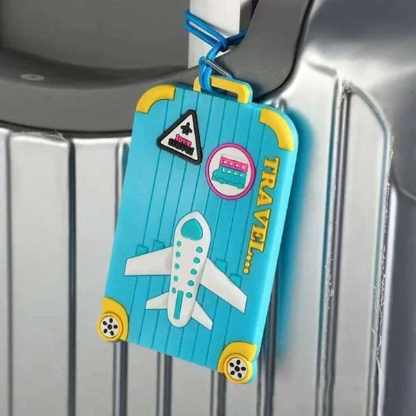 New PVC Luggage Accessories Silicone Suitcase Tags Fashion Style Silicon Portable Travel Label ID Address Holder