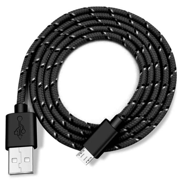Micro 1m/2m/3m Data Sync USB Charger Cable For Samsung Huawei Xiaomi HTC Android Phone Nylon Braided Microusb Cables ddmythur