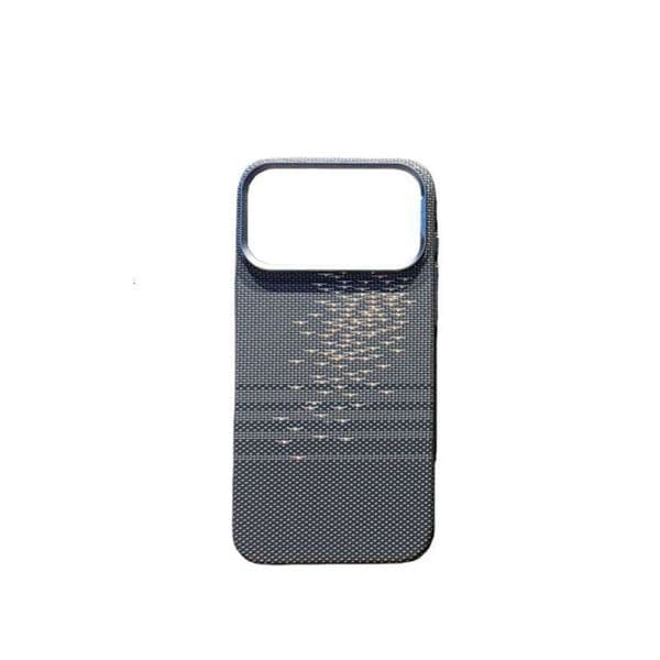 Aramid Fiber Magnetic Case Designer Phone Case Compatible With I 17 Pro Max PITAKA Style Slim Cover Loating Light Sparkling Kevlar Carbon Fiber Phone Case