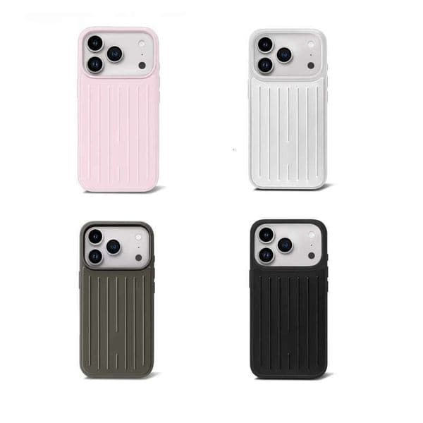 RIMO Phone Case Designer Rimowalugage Phone Case 17 Pro Max Protective Case Luggage Phone Case Aluminum Alloy Material Slim Shockproof Case Slim Fit