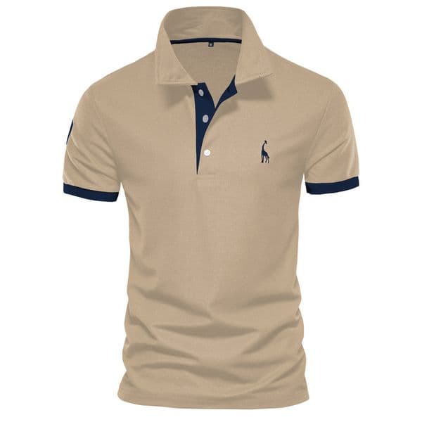 Designer Poloshirt Men Polo Shirt Men's Summer Business Polo Shirt Classic Deer Embroidery Mesh Collar Short Sleeve Wholesale S-5XL