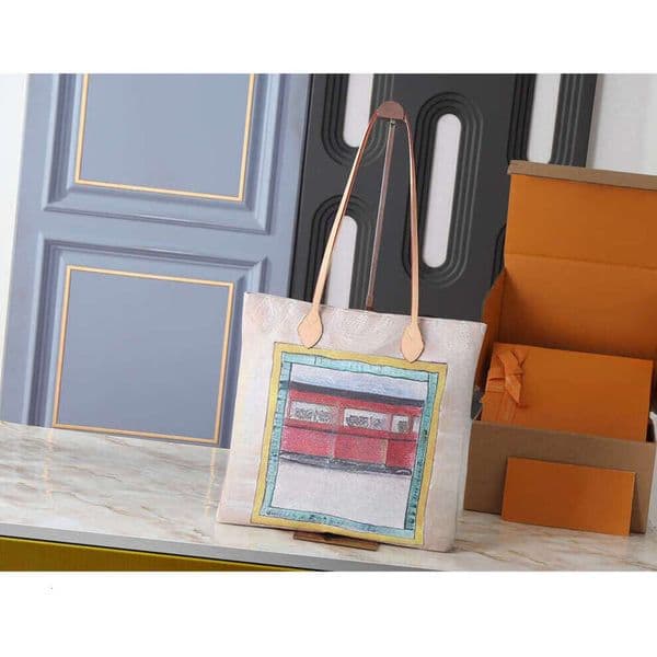New Designer Luxury Satchel Messenger Women Bag Handbag Leather Handles With Shoulder Strap Handbag Cartoon Bagshopping Bag Ipad Bags