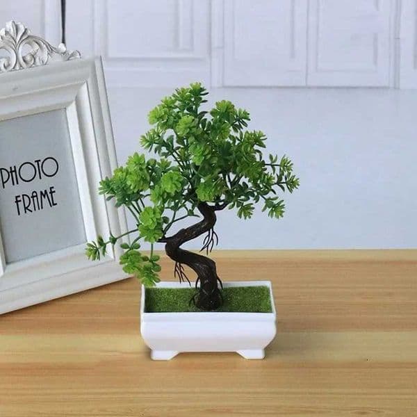 Garden Arrangement Ornaments Plastic Plants Bonsai Small Tree Pot Fake Plant Potted Flower Home Room Table Decoration L260522