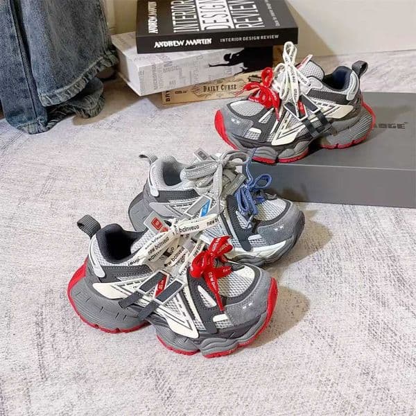 2026 Spring New Arrival Childrens Sports Shoes Boys Double Mesh Anti-Slip and Girls Fashion Trendy Casual Shoes kids shoes L260523
