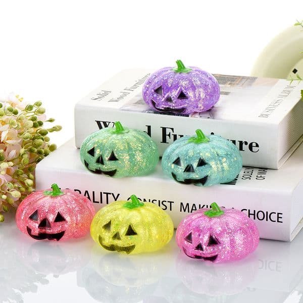 Halloween Pumpkin Squishy Squeeze Toy Fidget Toy Slow Rebound Decompressing Toy Pinch Toy For Stress Relief Funny Gifts