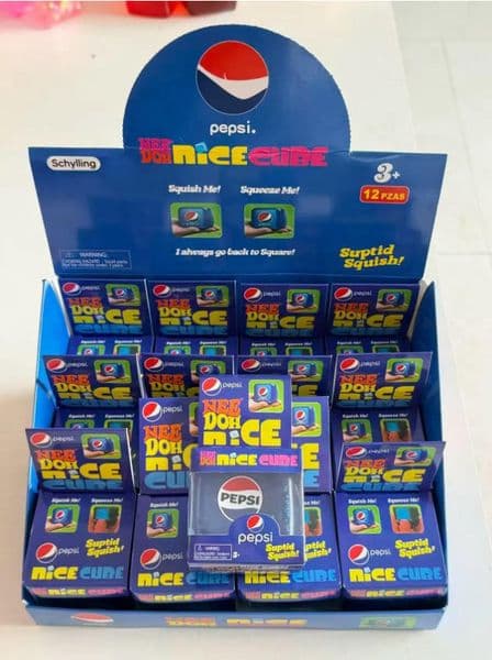 Needoh Nice Suptid Squish Is A Beautiful Cola Kneading And Stress Relieving Toy Sprite Cube Wholesale by sea