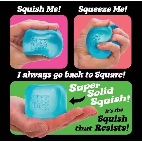2026*Squishy Schylling Needoh Nice Cube Sensory Anti-Stress Stress Jigsaw Pressure Relief Souvenir for Kids Squishy Toy 26L0523