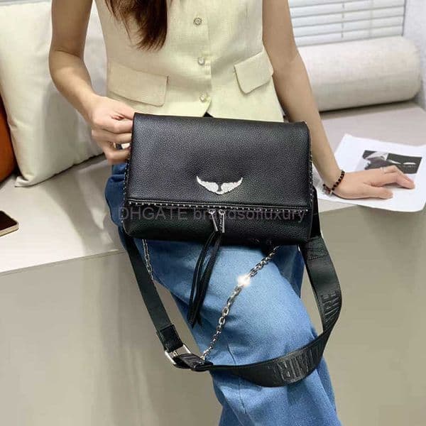 Cross Body Rock wings Womens Bag 2027 New Casual Quilted Same Style Single Shoulder Crossbody Large Capacity Purses effortlessluxuryNY7G
