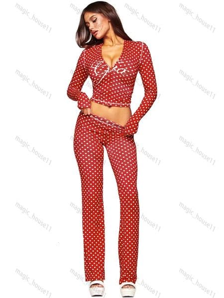 i am gia pants womens tracksuit p set designer sports suit for women flared zipup long sleeve high quality spring top low waist micro social outfits 57