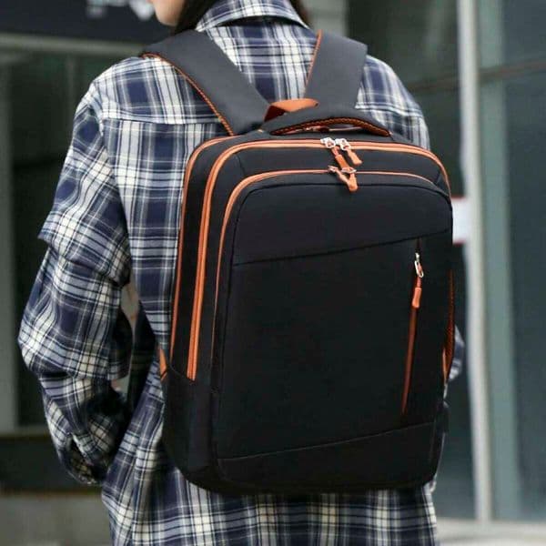 Male College Student, Commuting to Class, Large Capacity, Casual, Daily Use, Laptop Bag, Stylish 15.6inch Backpack, High School Student