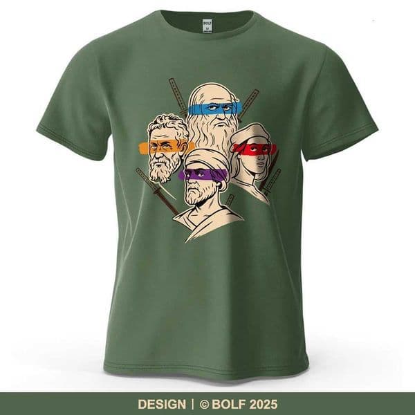 Art Ninja Squad Printed Mens T-Shirt 100 Cotton Oversized Creative Graphic Tees for Women Tops Tees Casual Streetwear M260522
