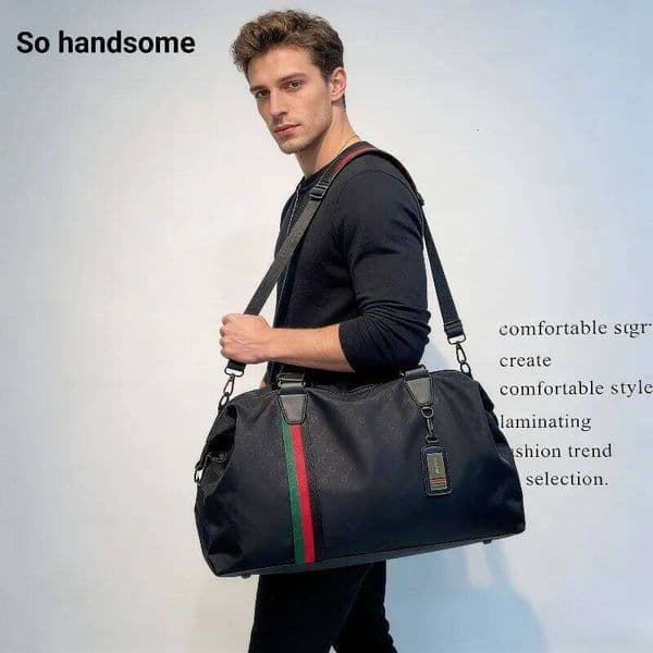 Fashionable Classic Casual Men's and Women's Travel Bag Waterproof Single Shoulder Diagonal Span Simple Large Capacity