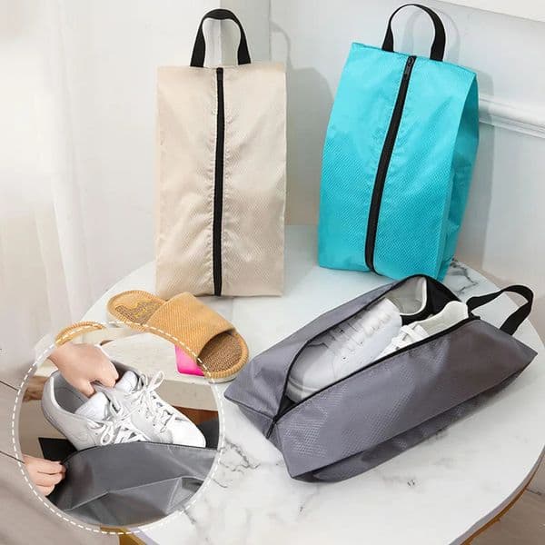 Portable Shoe Storage Bags Travel Shoe Cover Pouch Waterproof Pocket Unisex Zipper Organizer Bag Moistureproof Shoe Storage Pack 260522