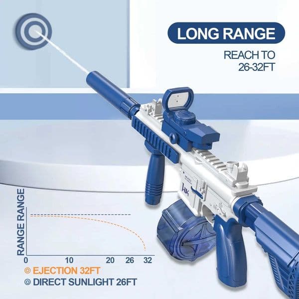 M416 Water Gun Fully Automatic Shooting Toy Summer M416 Water Gun Battle Beach Outdoor Entertainment Childrens and Adult Toys L260523