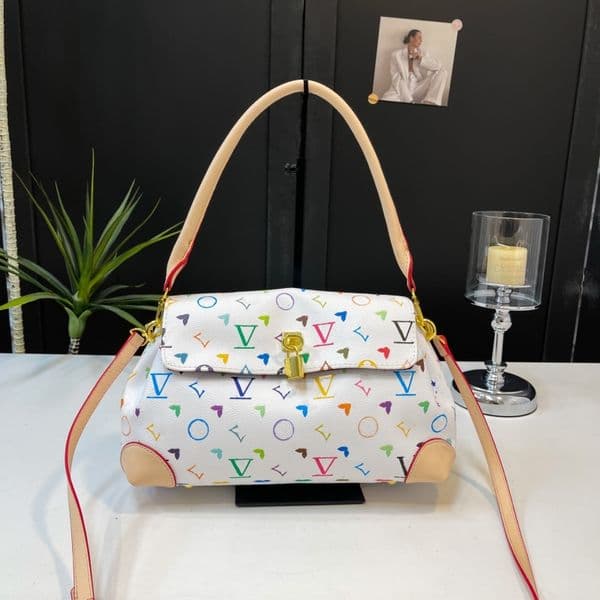 High Quality Designer Bag Shoulder bag Luxury Woman Wallet Brown Fashion Handbag Classic Womens Bag Printed Retro Sweet Outdoors Purse Underarm Bag