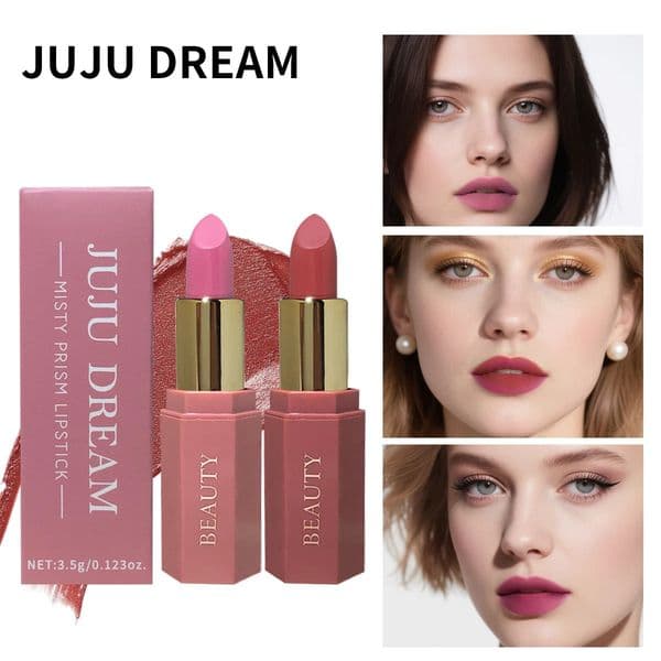 Matte waterproof velvet nude lipstick Sexy redbrown longlasting makeup Professional style easy to carry 260521