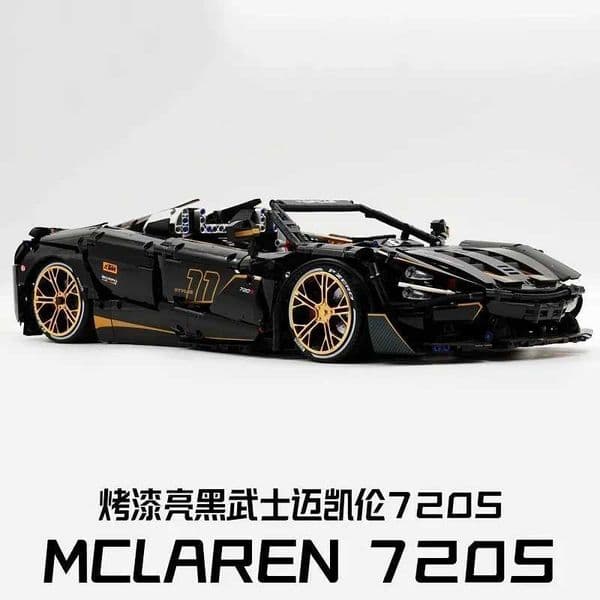 Ancient Encouragement10625MCLUNE720SBuilding Block Sports Car High-Diffic Assembly with Liftable Chassis Adt Toy ModelJ260523