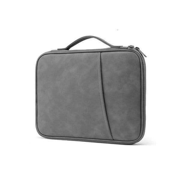 Durable Solid Color High-End Tablet Bag, Portable Minimalist, Made of Skin-Like PU, Suitable for Business And Travel.