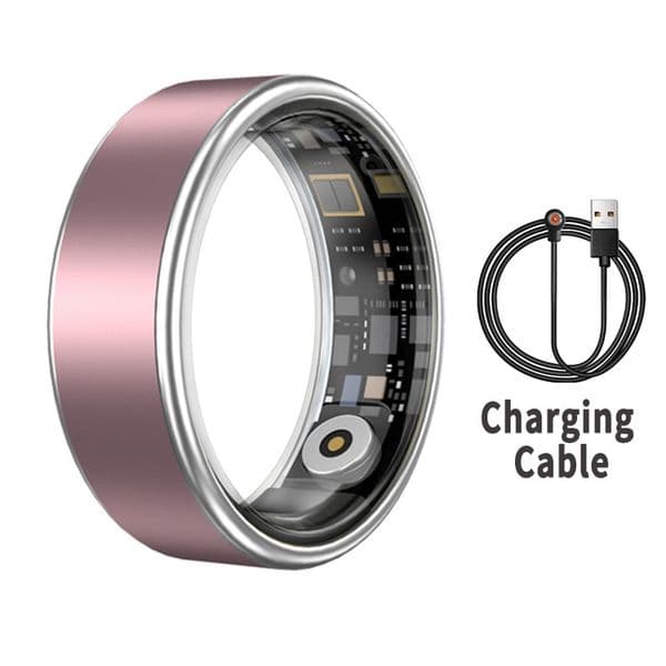 Comfortable Wear Smart Ring, Accurate Detection of Blood Oxygen, Blood Pressure and Heart Rate, Waterproof & Long-lasting Battery Health Management Ring