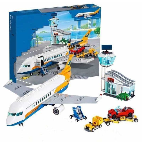 Ci Airport Aircraft Plane Model Building Bricks Educational Plane Building Blocks Educational Toys for ChildrenJ260523