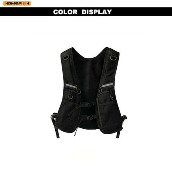 Hip-hop Streetwear Rig Bag for Men Fashion Waterproof Tactical Vest Chest Packs Function Storage Backpack Nylon Pockets
