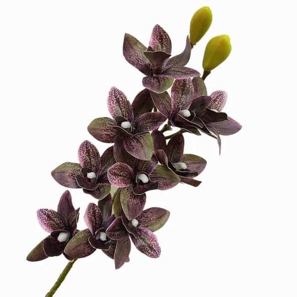 One Simulated Phalaenopsis Artificial Real Touch Vanda Cymbidium Tiger Orchid Plant L260522