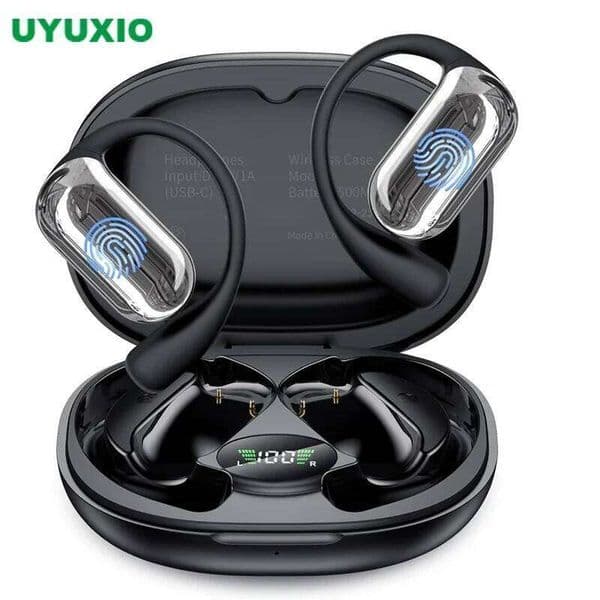 UYUXIO Real Time AI Language Translation Earbuds OWS Translator Headphone with 144 Languages Earphone Ear Buds for Business 26Y0523