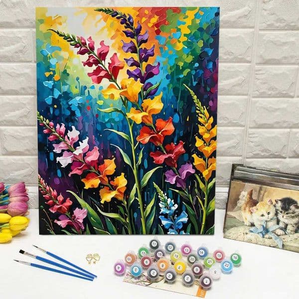 Digital Oil Painting Flower DIY Paint By Numbers Handpainted Painting Art Picture Artcraft On Canvas Kits Wall Decor Living Room M26023