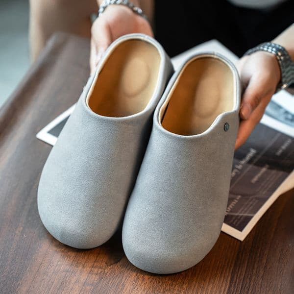 2026 new lightweight luxury style crossover summer high-quality breathable semi slip men's shoes wool casual shoes walking shoes vacation shoes