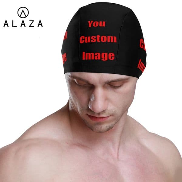 Water Sports Men Swimming Cap for Pool Swim Caps Long Hair Women Swimming Hat for Men Quality Fashion Custom Pattern Print260521
