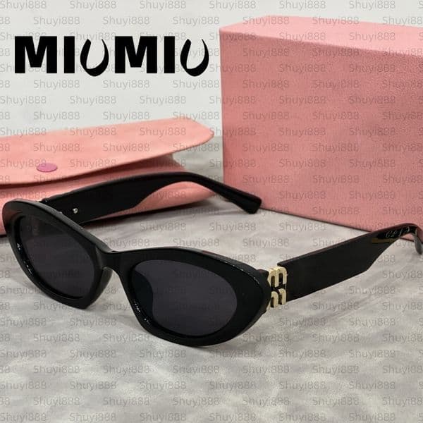 miuusunglasse women sunglasses men designer sunglasses woman sunnies mans sun glasses full frame outdoor goggles casual UV400 lens sunglasses with box