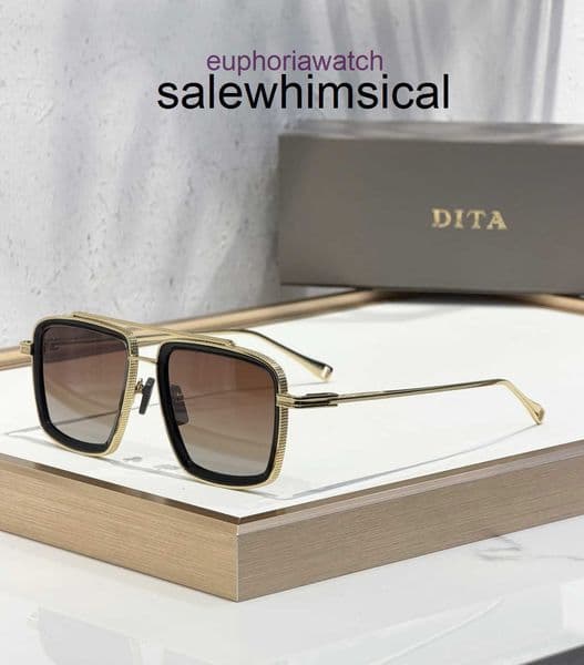 Designer sunglasses Ready Frame DTa Sunglasses Titanium Lancier Japan Prescription Crafted Anti Reflective Lenses Luxury Gift Color Travel Sunglasses With Box