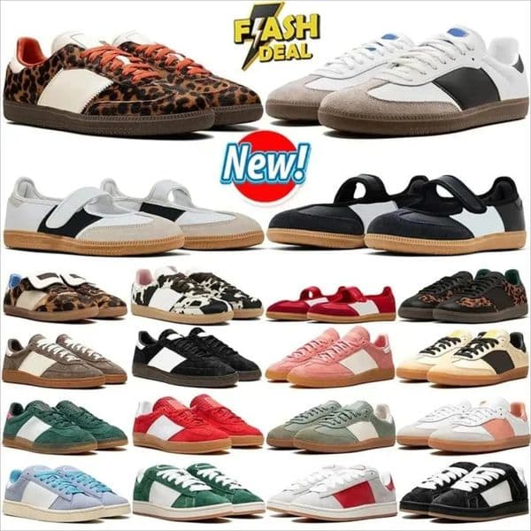 2026 Mary Jane men women sneakers leopard print sneakers sneakers luxury designer shoes Earth Strata Gum White Black pink German Cheetah Navy blue Ballet flats