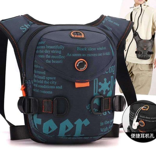 New Outdoor Cycling Leg Multi-functional Sports Men's Chest Portable Waist Motorcycle Waterproof Crossbody Bag