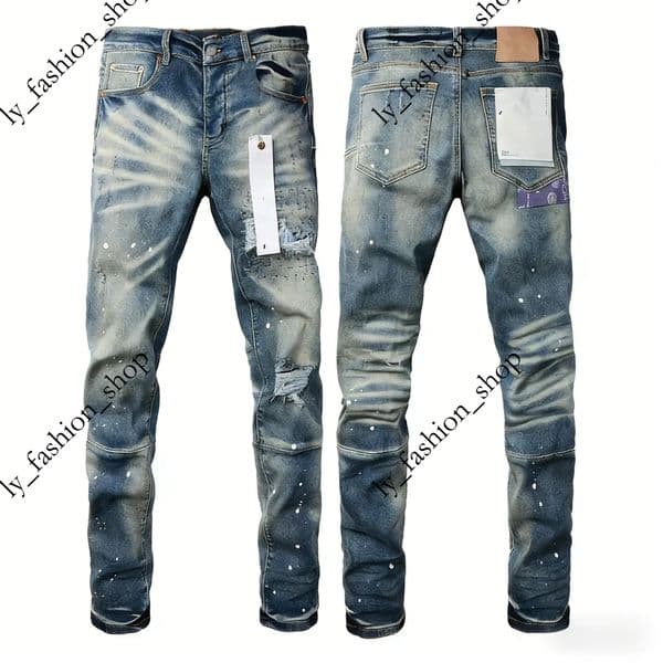Purple Jean Mens Jeans Trousers Man Designer Men Luxury Pants High Quality Straight Retro Streetwear Casual Sweatpants Joggers Jean Purple Black Jeanse 6d6