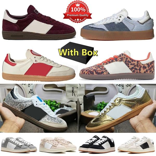 Designer shoe casual shoes sports sneakers Black White Gum Nylon Silver leather Red cream orange mens womens trainers outdoor New Fashion Shoes