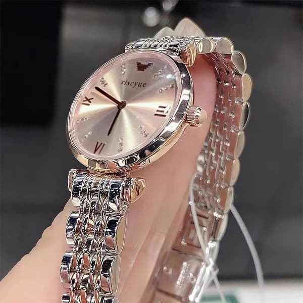 Ruishike Yue New Starry Sky Women's High Appearance Steel Band Ultra-thin Fashion Student Waterproof Quartz Watch