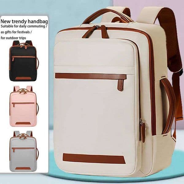 Versatile 15.6 Inch Laptop Backpack, Lightweight Travel Bag with Adjustable Straps, Perfect for Work, School, and Daily Use