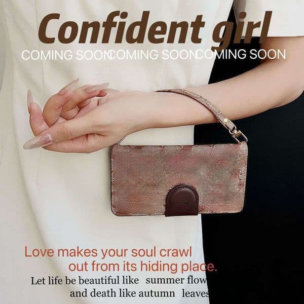 Coach Phone Case Designer Luxury Phone Case European And American Trendy Leather Case Suitable For Phone 17 Pro Max Card Slot Wallet Style Protective Case Thin Case