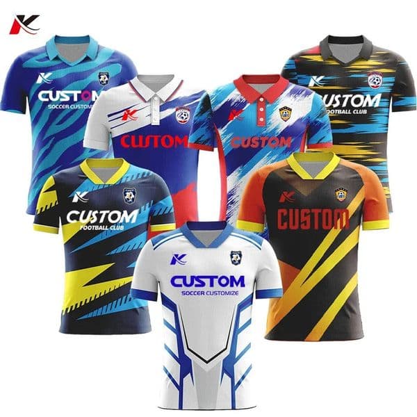 Personalized Sublimation Custom Plus Big Size Soccer Uniforms Football Jerseys Teams Stitched Mens Sets With Embroidered 260522