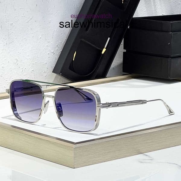 Designer sunglasses Vintage Sunglasses Japanese DTa Luxurious Oversized Handmade Premium Sunglasses DES011 Cool Detachable Double Temple Square Sunglasses For