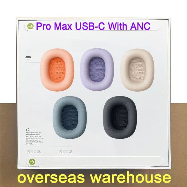 2024 New Headband Pods Max 2 3 4 Metal With ANC earbuds pods Pro 3 ANC USB C earphones wireless Bluetooth Headset USB-C charging port For Xiaomi iPhone 17 pro max Headphone