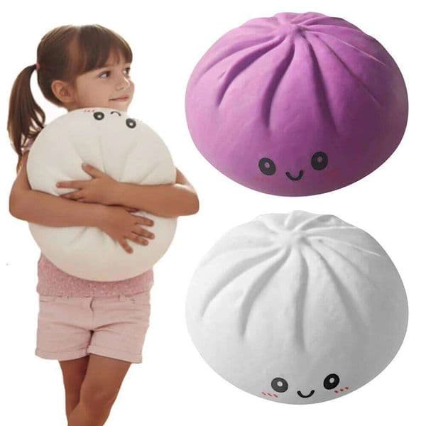 Giant-Dumpling Soft Dumpling Squishies Stress Toy Large Dough Squeeze Sensory Fidgets For Anxiety J260525